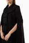 Chiffon Floral Applique Evening Dress with Elegant Details Ideal for Glamorous Evenings - 4