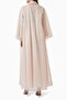 Sequin Detailed Abaya Set with Comfortable Elegance Ideal for Use in Any Environment - 3