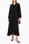Comfortable Design Suitable for Daily Wear with Lace Embroidery Abaya Elegance - 2