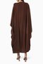 Sheila Effortless Elegance and Comfort with Adjustable Waist Belt and Kaftan Sleeves Abaya - 3