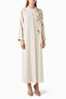 Stylish and Comfortable Crepe Abaya with Bead Accessory Detailing Ideal Choice for Modern Women