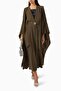 Sheila Effortless Elegance and Comfort with Adjustable Waist Belt and Kaftan Sleeves Abaya - 2