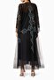 Handmade Tulle Abaya and Matching Sheila for Elegance and Comfort in Every Setting - 3
