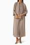 Comfortable and Elegant Design with Stylish Ring Detail Abaya in Calla Style - 2