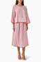 Stylishly Designed Two-Piece Abaya Set Meets Fashion with Traditional Craftsmanship - 5