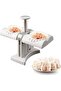 Dumpling Maker, Household Double Head Automatic Maker Mould, Ravioli Press Mold, Make Dumplings Empa - 2