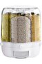 Grain Dispenser, 360° Rotating Grain Storage Food Dispenser