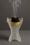 Crystal Glass Bakhoor Burner | Oud burner | Incense Bakhoor Charcoal Burner | Frankincense B - 2