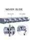 Alsaqer Mop Broom Holder, Garden Tools Wall Mounted Commercial Organizer Saving Space Stora - 4