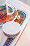 Harvest Coffee Cup Set for 2 People with Tray - 100 ml - 4