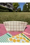 Bej Pötikareli Eco-Friendly Washable Zippered Tissue Pen Case / Makeup Bag - 2