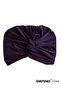 Knotted Outer Bonnet Plum |   Ready-Tied Socialite Half Shawl Model |   Modest Wear Comfortable and Stylish Bonnet - 2