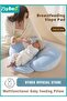 Baby Nursing Pillow & Body Positioner with Premium Material for Breastfeeding and Bottle Feeding, In