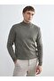 Lcwaikiki Classic Half Turtleneck Long Sleeve Patterned Men's Knitwear Sweater (W5)