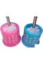 Plastic Toilet Brush with Holder | Toilet Bowl Cleaner Durable Bristles, Compact Design fo - 6