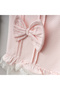 Bella 3-Piece Organic Hospital Discharge Set with Bow Detail 100% Cotton Newborn Baby Girl - 3