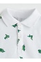 Lcw Kids White Polo Neck Printed Boys T-Shirt - 5