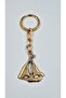 Brass Keychain Sailboat