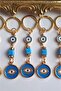 Gift Evil Eye Beaded Blue Keychain 10.5 cm - 5