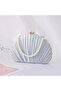 Elegant Pleated Evening Bag with Pearl Accents – Bridal Clutch for Weddings, Parties & Formal Even - 4