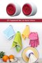 Practical 2-Piece Silicone Kitchen Towel Cloth Holder Adhesive Towel Rack Cloth Kitchen Bathroom Hanger