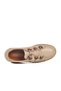 401 Z Beige Genuine Leather Women's Orthopedic Casual Shoes - 7