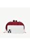 Luxurious Golden Oval Evening Clutch – Elegant Fabric Handbag with Detachable Strap for Weddings, - 3