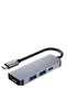 4 in 1 USB C Adapter, Docking Station Compatible with Apple MacBook Pro, Laptops and Mobiles from