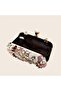 Elegant Mini Flower Decor Clutch Bag with Sparkling Rhinestones – Exquisite Evening Purse for Wome - 5