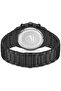 DT004 Men's Chronograph Watch with Black Textured Dial, Contrast Accents, Stainless Steel Bra - 3