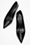 Annares Women's Stiletto Black Patent Leather - 7