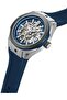 Ruscello Automatic Watch for Men - Blue Strap, Stainless Steel - 4