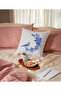 Double-Sided Minimalist Bohemian Blue with Birds Patterned Modern Living Room Balcony Pillow Cushion Cover 43X43 cm - 2