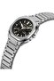 Leadri Chronograph Watch for Men - Black Dial, Stainless Steel - 2