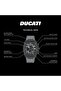 DT088 Chronograph Watch – Partial See-Through Dial, Black Screw-Detail Case, Green Accents, - 4