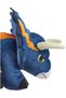 Plush Nasutoceratops Dinosaur ~ Roaring Sound ~ Blue/Orange ~ 9" Collectible for Jurassic Fans - 5