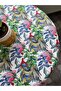 Round Watercolor Printed Tablecloth - 6