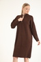 40956 - Stylish Comfortable Half Zipper Collar Short Women's Dress - 4