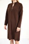 40956 - Stylish Comfortable Half Zipper Collar Short Women's Dress - 6