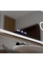 MotionGlow Sofia Sensor LED Mirror with Defog Function Thermometer Clock 110x65 cm, Rose Gold Frame - 3