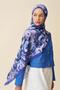 Fine Cotton Viscose Soft Shawl with Large Flower Pattern, Light and Stylish Shawl - 3