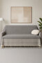Alora – Cotton Tufted Cover, Geometric Patterned Sofa and Bed Throw 220X180 cm