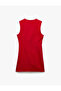 Round Neck A-Line Sleeveless Mini Red Women's Dress 6Wak80006Uw - 4