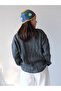 Una Fiaba Oversize Crew Neck Soft Textured Knitwear Sweater - 5