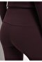Slim Fit Women's Purple Knitted Leggings - 5