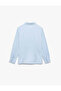 Regular Fit Classic Collar Light Indigo Women's Shirt 6Wak60035Uw - 4