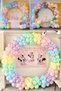 Macaron Balloon Set 18 Pieces Sequined Mixed Color Pastel Birthday Party Balloons Party Decoration - 7