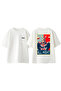All Might Design Back Printed Cotton White Oversize T-Shirt