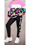 Girl's 2-Piece Set with Text Pattern - 3