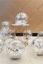 Silver Confetti Balloon Set 25 Pieces Transparent Birthday Party Decoration Balloons - 5